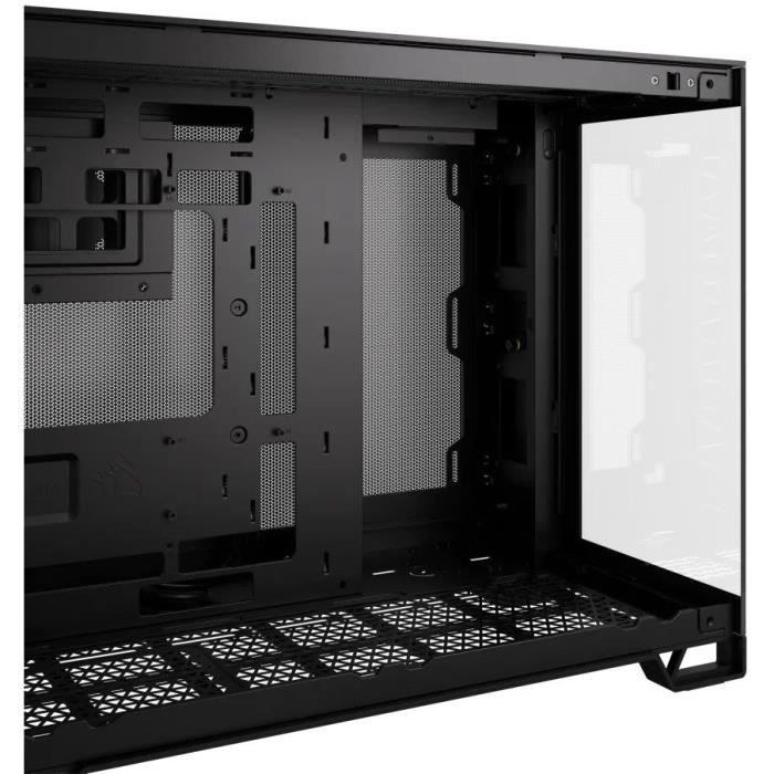 PC case - CORSAIR - 2500D AIRFLOW Micro ATX Dual Chamber - Black