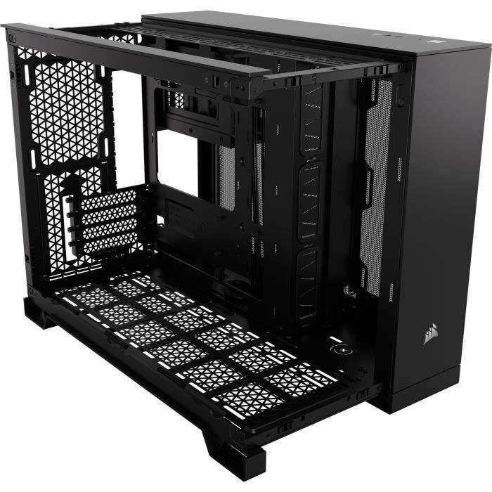 PC case - CORSAIR - 2500X Tempered Glass Micro ATX Dual Chamber - Black