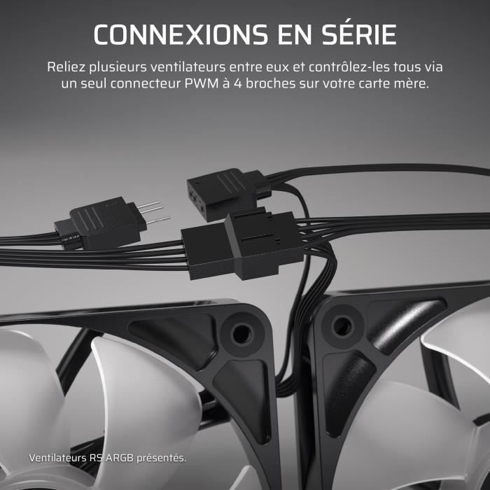 PWM Fan 120mm - CORSAIR - RS120 - White