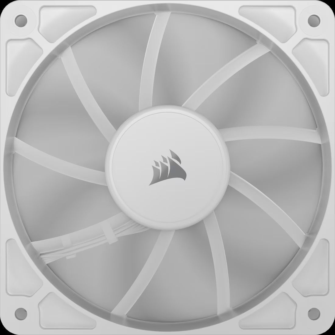 Pack of 3 120mm PWM fans - CORSAIR - RS120 - White