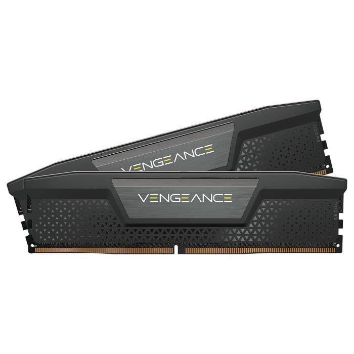 RAM memory - Corsair - revenge DDR5 - 32GB 2x16gb DIMM - 5200MT/S - Optimized for AMD - Unbuffed - 1.25V - Black