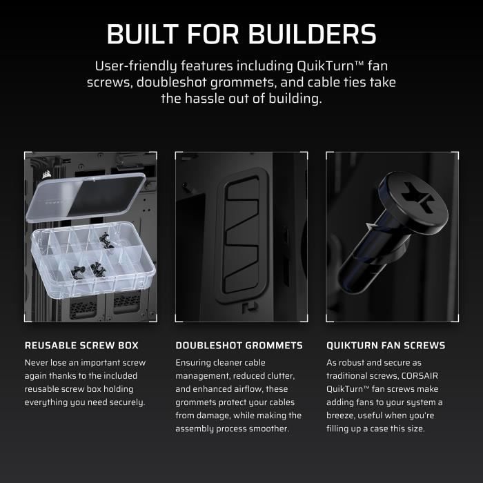 PC Case - CORSAIR - 5000T Series - Mid-Tower - Black