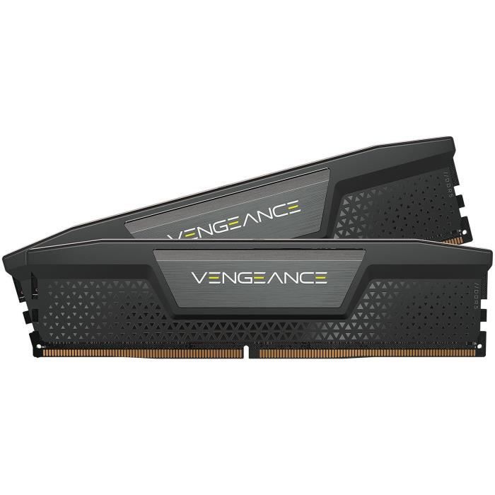 RAM memory - CORSAIR - Vengeance DDR5 - 64GB 2x32GB DIMM -5200MT/s - Intel XMP - 1.25V - Black (CMK64GX5M2B5600C40)