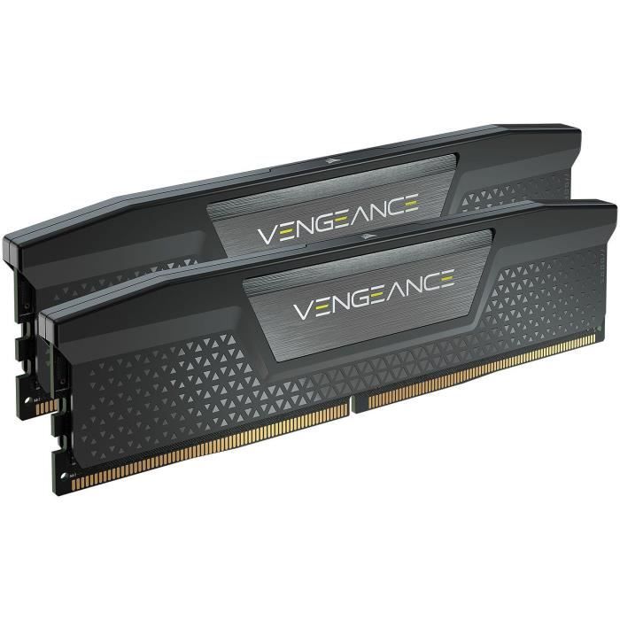 RAM memory - CORSAIR - Vengeance DDR5 - 64GB 2x32GB DIMM -5200MT/s - Intel XMP - 1.25V - Black (CMK64GX5M2B5600C40)