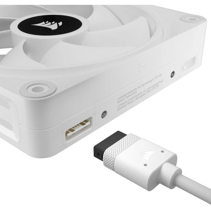 CORSAIR - QX RGB Series - iCUE LINK QX120 RGB WHITE - PC ventilation - 120mm - Starter Kit