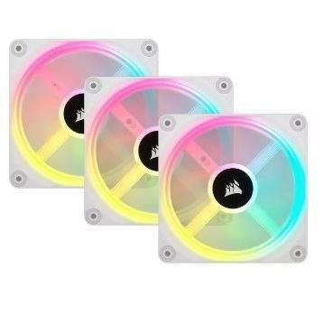 CORSAIR - QX RGB Series - iCUE LINK QX120 RGB WHITE - PC ventilation - 120mm - Starter Kit
