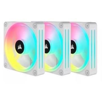 CORSAIR - QX RGB Series - iCUE LINK QX120 RGB WHITE - PC ventilation - 120mm - Starter Kit