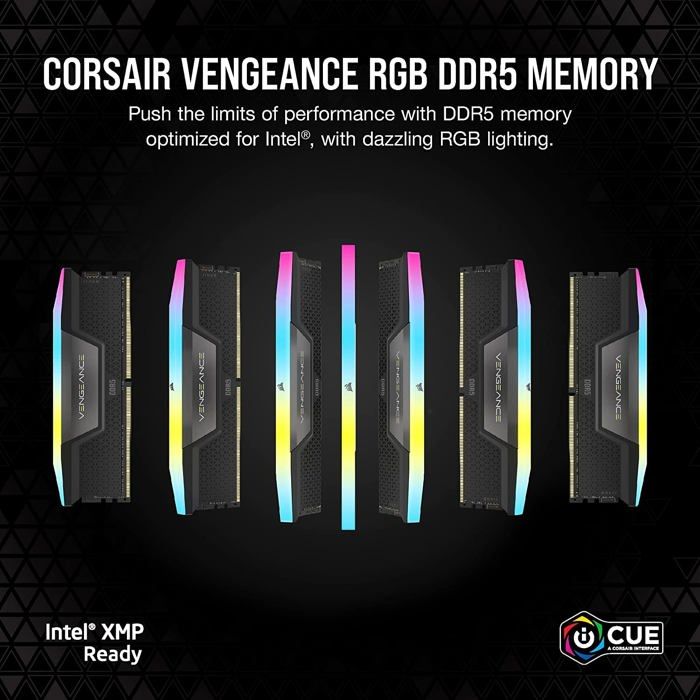 RAM - CORSAIR - Vengeance RGB - 32 GB - 6400 MHz - CL36 - Dual Channel