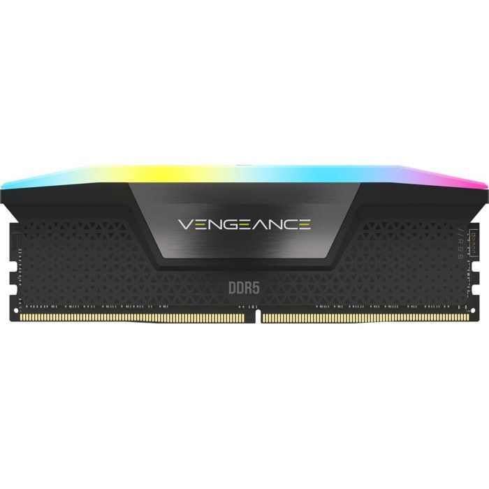 RAM memory - CORSAIR - Vengeance RGB DDR5 - 32GB 2x16GB DIMM - 6000MT/s - Intel XMP - 1.40V - Black (CMH32GX5M2E6000C36)