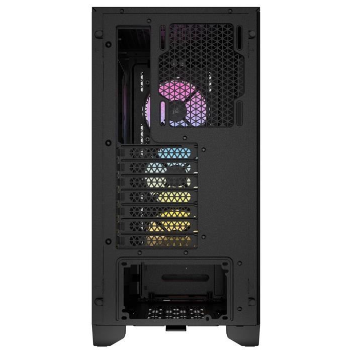 PC case - CORSAIR - 3000D RGB AIRFLOW - ATX Mid-tower - 3 AR120 RGB fans - Black - (CC-9011255-WW)