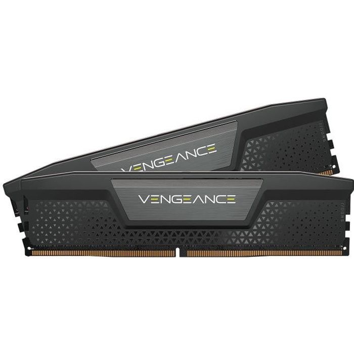RAM memory - CORSAIR - Vengeance DDR5 - 32GB 2x16GB DIMM - 6000MT/s - Intel XMP - 1.40V - Black (CMK32GX5M2E6000C36)