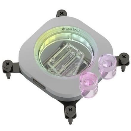 Water Cooling - CORSAIR - iCUE LINK XC7 RGB ELITE for Intel 1700 and AMD AM4/AM5 socket - White