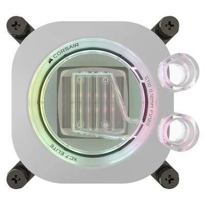 Water Cooling - CORSAIR - iCUE LINK XC7 RGB ELITE for Intel 1700 and AMD AM4/AM5 socket - White