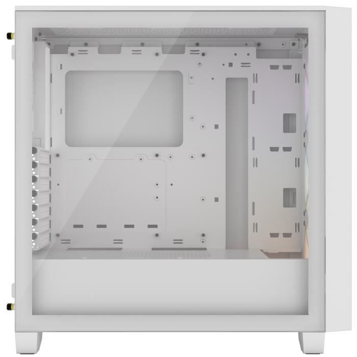 PC case - CORSAIR - 3000D RGB AIRFLOW - ATX Mid-tower - 3 AR120 RGB fans - White - (CC-9011256-WW)