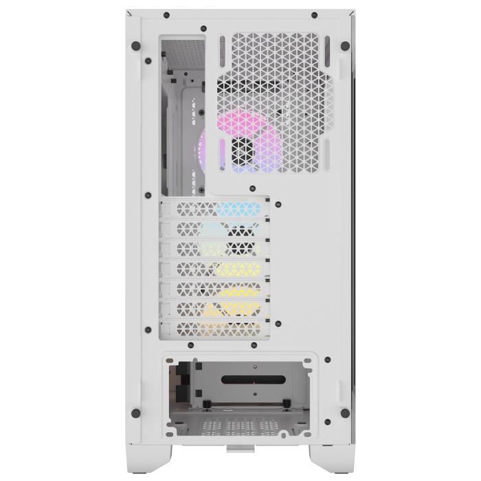 PC case - CORSAIR - 3000D RGB AIRFLOW - ATX Mid-tower - 3 AR120 RGB fans - White - (CC-9011256-WW)