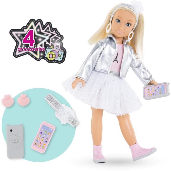 Mannequin Doll - COROLLE - Valentine Fashion Week Paris - 28 cm - 4 accessories - Vanilla scent - From 4 years old