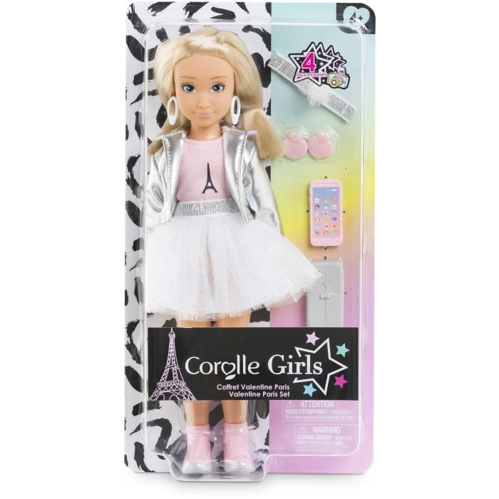 Mannequin Doll - COROLLE - Valentine Fashion Week Paris - 28 cm - 4 accessories - Vanilla scent - From 4 years old