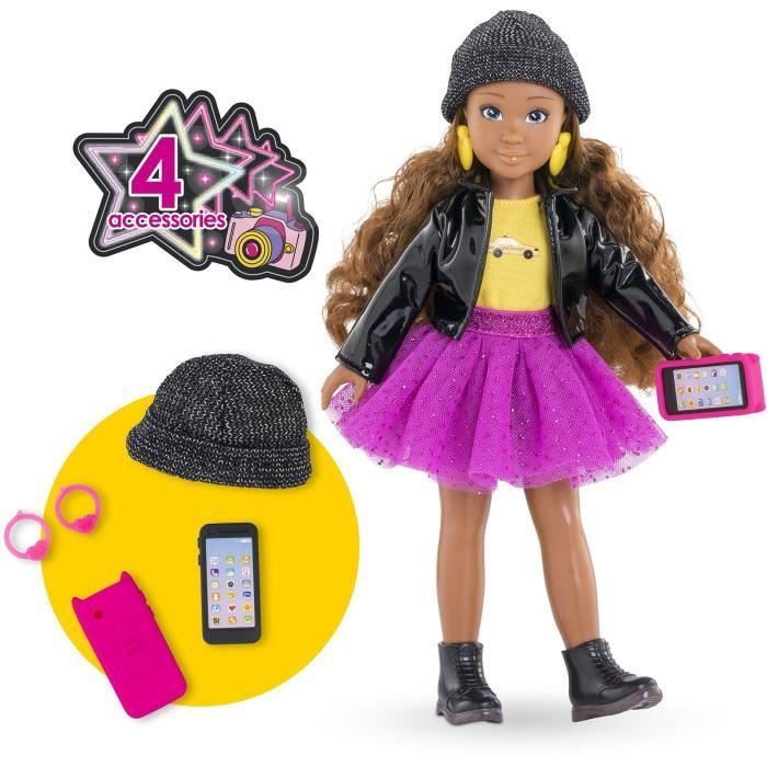 Mannequin Doll - COROLLE - Melody Fashion Week Paris - 28 cm - 4 accessories - Vanilla scent - From 4 years old