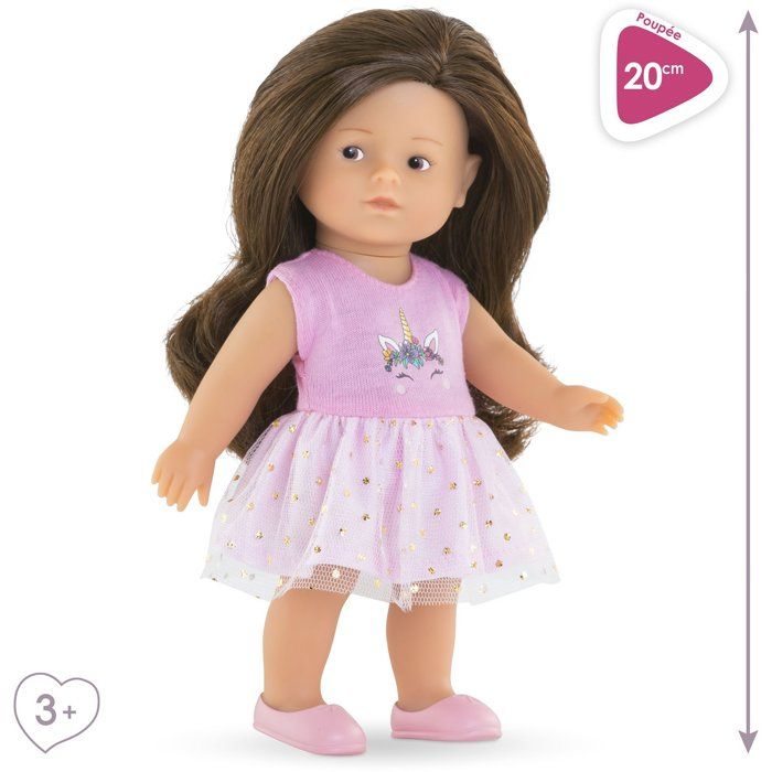 Mini doll - COROLLE - Romy Unicorn - 20 cm - vanilla scent - ready to offer