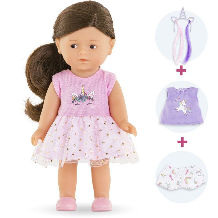 Mini doll - COROLLE - Romy Unicorn - 20 cm - vanilla scent - ready to offer