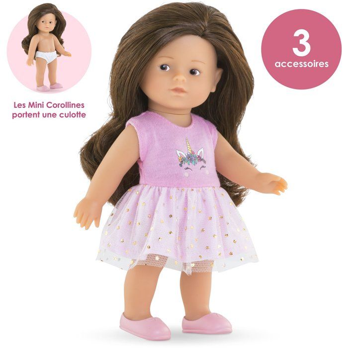 Mini doll - COROLLE - Romy Unicorn - 20 cm - vanilla scent - ready to offer