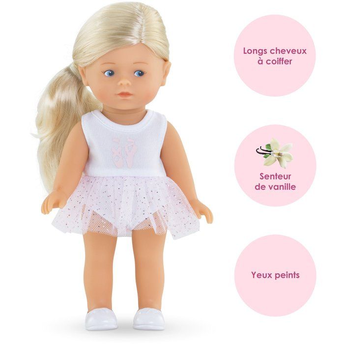 Mini doll - COROLLE - Rosy Ballerina box - 20 cm - vanilla scent - from 3 years old