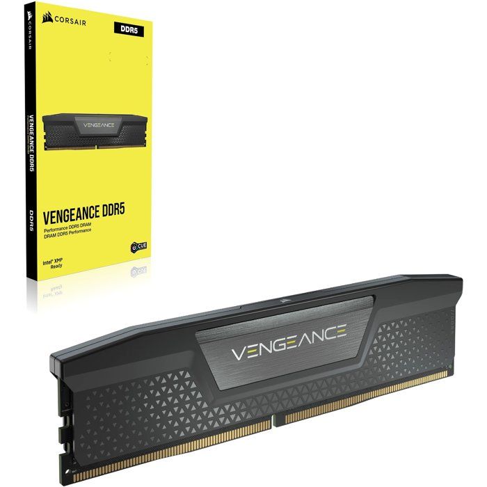 CORSAIR VENGEANCE RAM - CMK32GX5M2B6000C38 - DDR5 32 GB (2x16 GB) - 6000 MHz - CL38