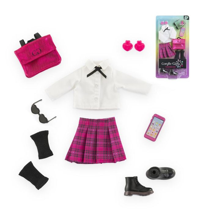 Doll accessories - COROLLE - English College Dressing - 8 accessories - from 4 years old