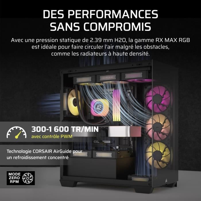 PC Cooling - CORSAIR - CO-9051035-WW - iCUE LINK RX140 RGB Max Single Fan Starter Kit