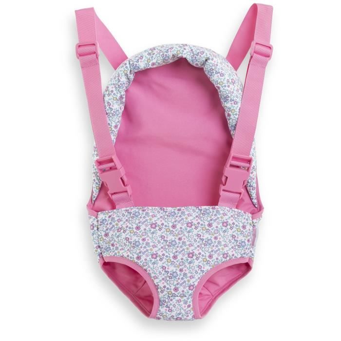 Baby Carrier - Corolle - Floral - For 36/42 cm dolls - from 3 years old - Adjustable