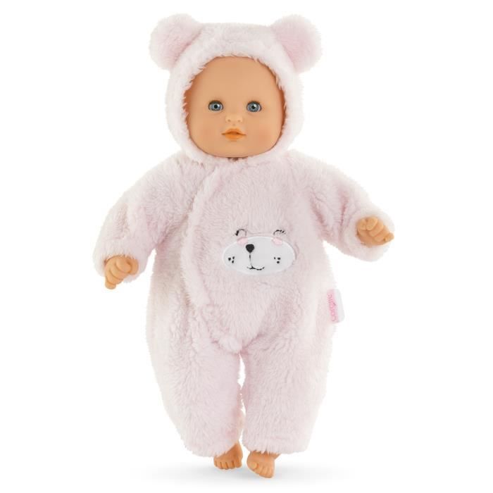 My First COROLLE Baby Doll - Baby Calin Love Bear - 30 cm - 2 accessories - vanilla scent - from 18 months