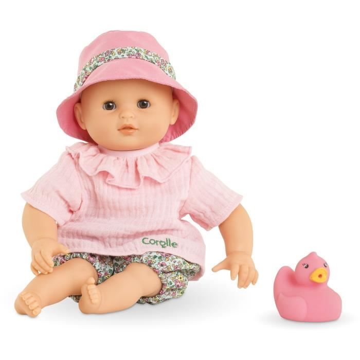 Baby Doll - COROLLE - Baby Bath Coralie - 30 cm - bath toy - from 18 months