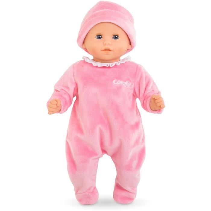 Pink Pajamas and Hat - COROLLE - Clothing - For 30cm Doll - From 18 months