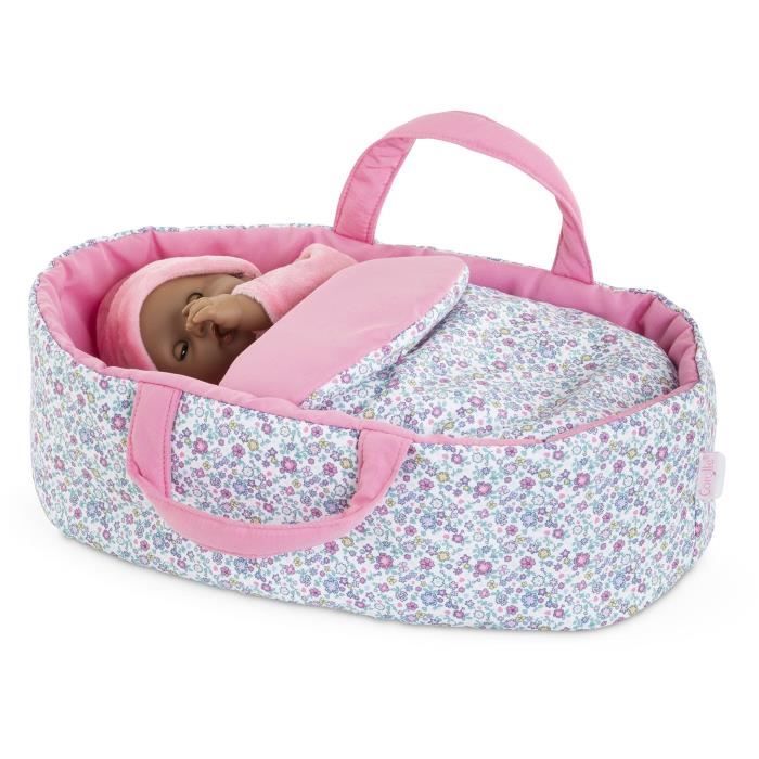 Baby doll accessories - COROLLE - Floral bassinet - for 30 cm baby doll - from 18 months