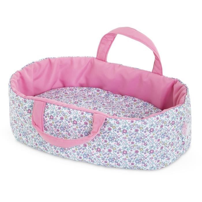 Baby doll accessories - COROLLE - Floral bassinet - for 30 cm baby doll - from 18 months