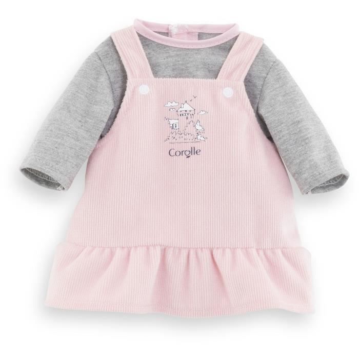 Dress and T-Shirt Banks of the Loire - COROLLE - Clothing - For 36cm Doll - From 2 years old