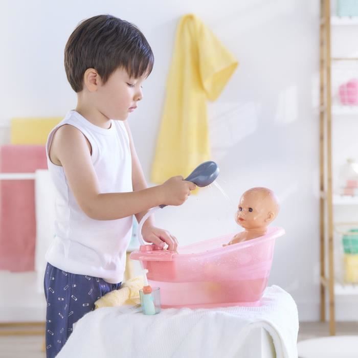 Baby doll accessory - COROLLE - Bathtub for 30 and 36cm baby doll - From 3 years old