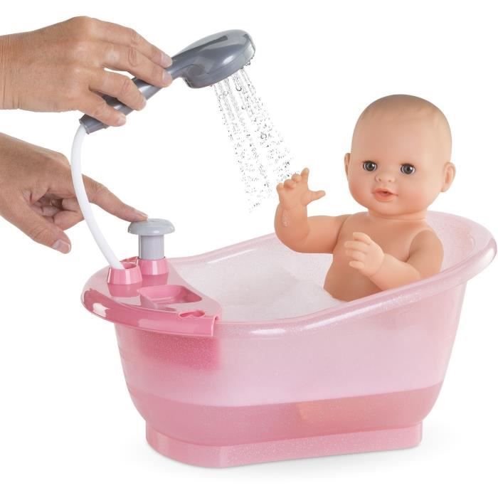 Baby doll accessory - COROLLE - Bathtub for 30 and 36cm baby doll - From 3 years old