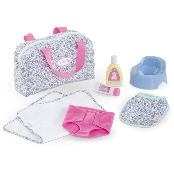 Baby accessories - COROLLE - Floral changing accessories set - 7 accessories - from 2 years old