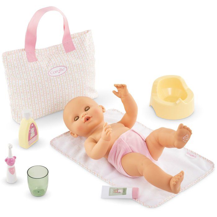 My 30/36 cm Baby Accessories - COROLLE - Diaper-Changing Accessory Set - Tulip Pattern