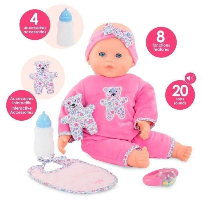 Large interactive Lucille baby doll - COROLLE - Mon Grand Poupon - 42cm - From 2 years old