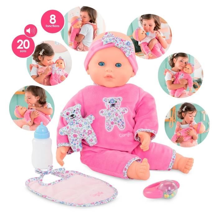 Large interactive Lucille baby doll - COROLLE - Mon Grand Poupon - 42cm - From 2 years old