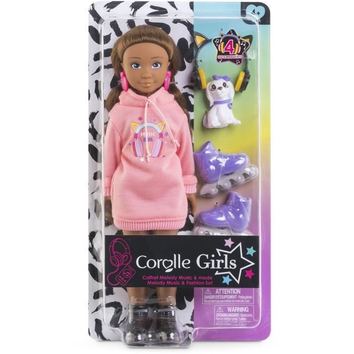 Fashion doll - COROLLE - Melody Music & Mode - 28 cm - 4 accessories - from 4 years old
