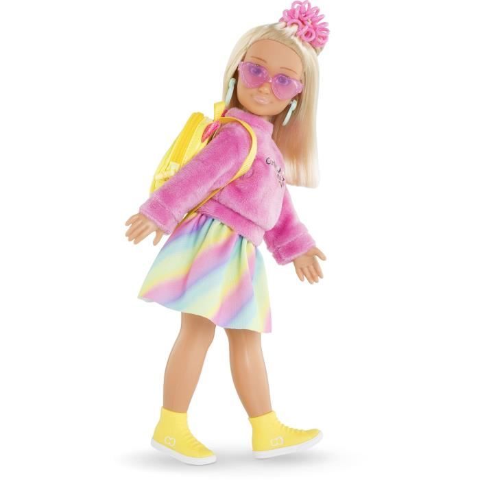 Doll accessories - COROLLE - Fluo dressing room - For 28 cm mannequin doll - 7 accessories - From 4 years old