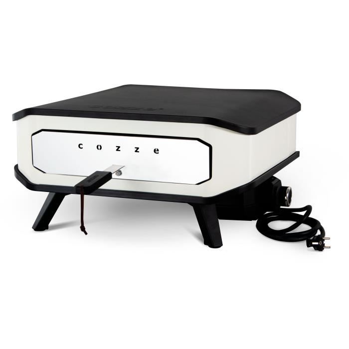Electric pizza oven - COZZE - 2200 W - 60.5 x 60.5 x 30.5 cm - Black / White