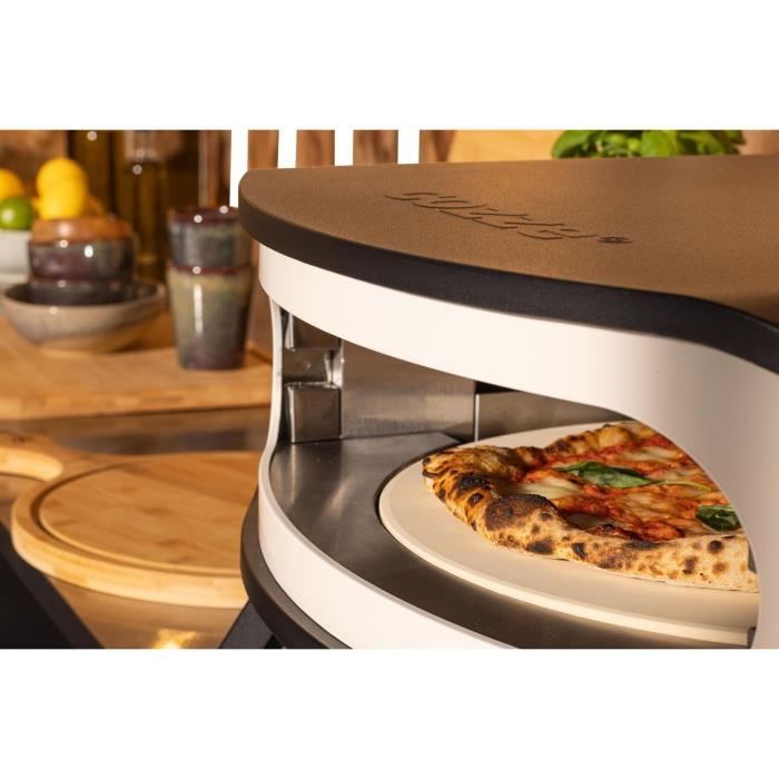 Gas pizza oven 17 - COZZE - 90426 - Rotary - Integrated thermometer and door