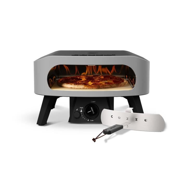 Pizza oven - COZZE - 13 - Gas - 6 KW - Up to 450°C - Thermometer included - Door