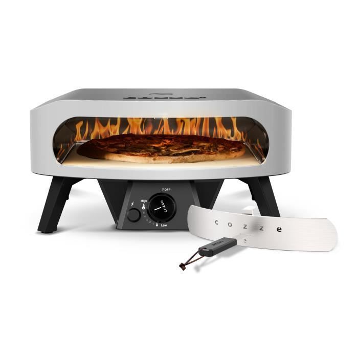 Pizza oven - COZZE - 17 - Gas - 8 KW - Up to 450°C - Thermometer included - Door