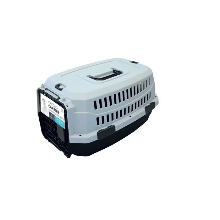 M -pets Viaggio Carrier M - 68x47.6x45cm - black and gray - for dog