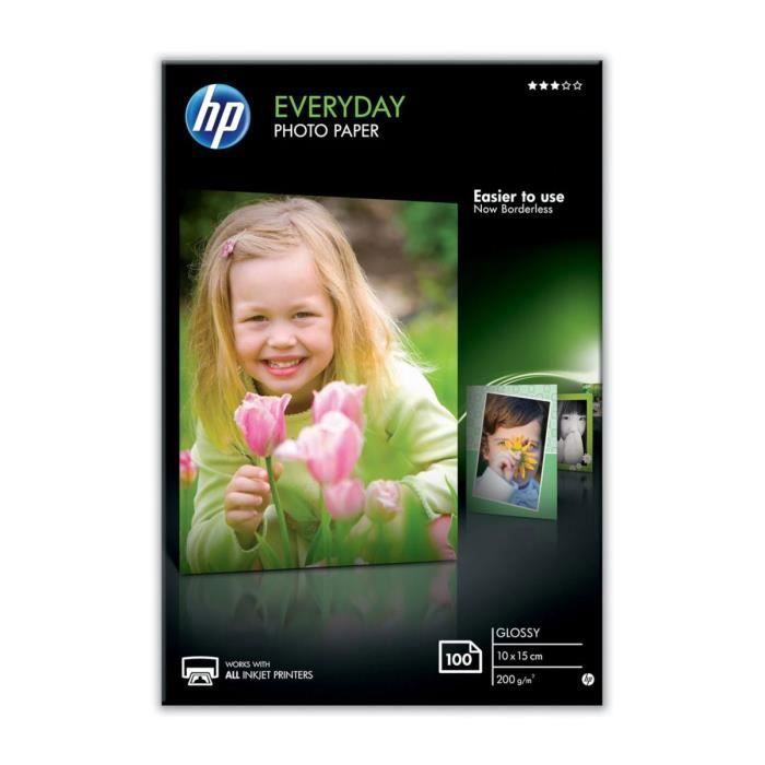HP CR757A Glossy Photo Printing Paper - 100 Sheets - 200g - White